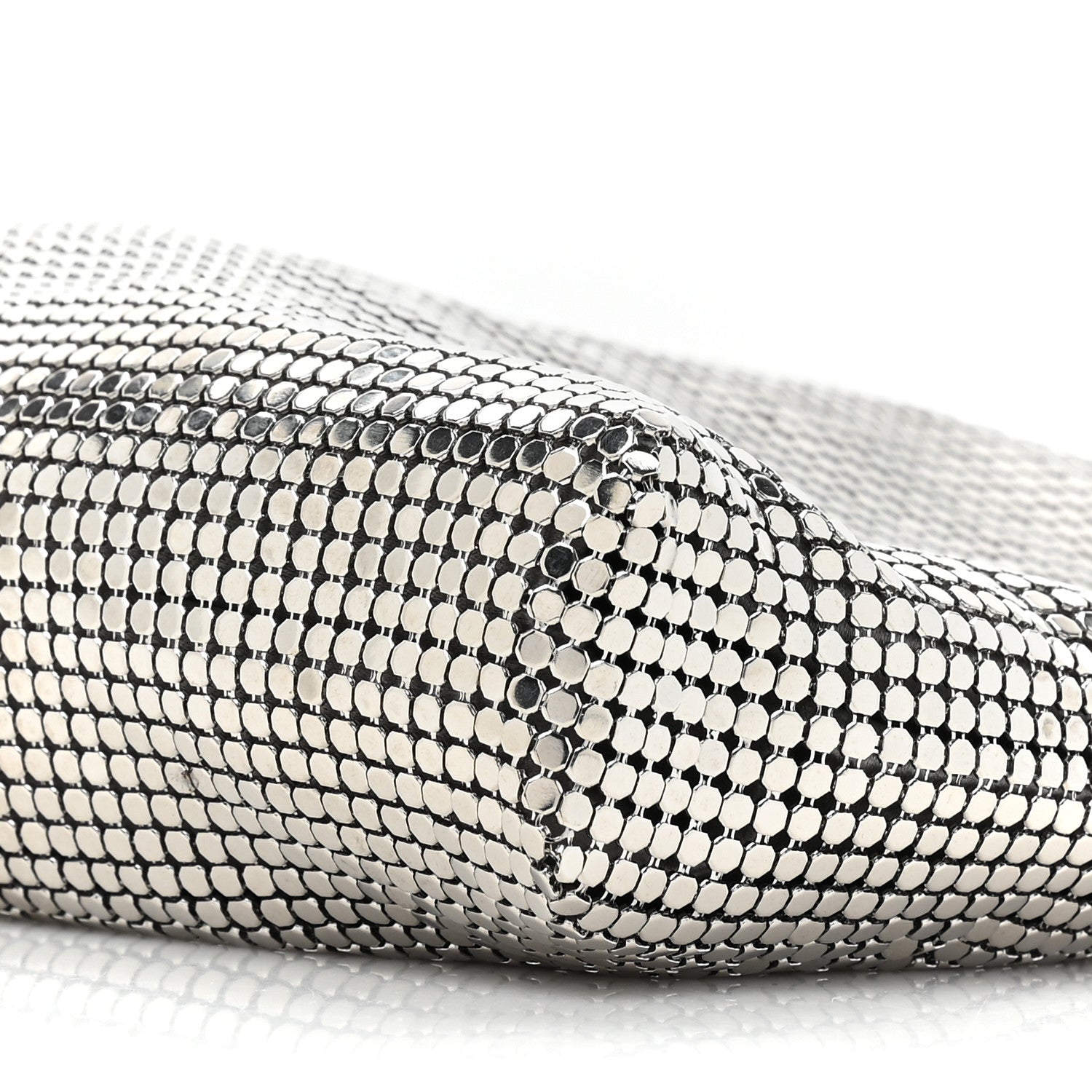 Jimmy Choo Metal Mesh Callie Tassel Shoulder Bag Silver 7 of 9