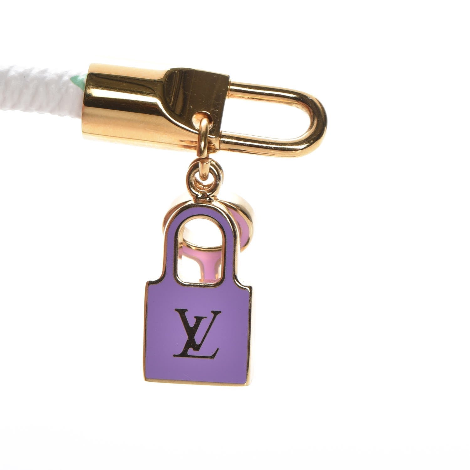 Louis Vuitton Monogram Multicolor Luck It Bracelet 19 White 4 of 6