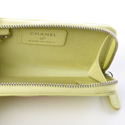 Chanel Caviar Key Holder Case Light Pink Light Green 5 of 12