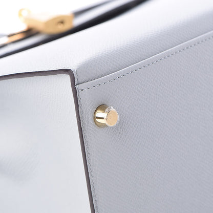 Hermes Epsom Kelly Sellier 28 Bleu Glacier 33 of 36