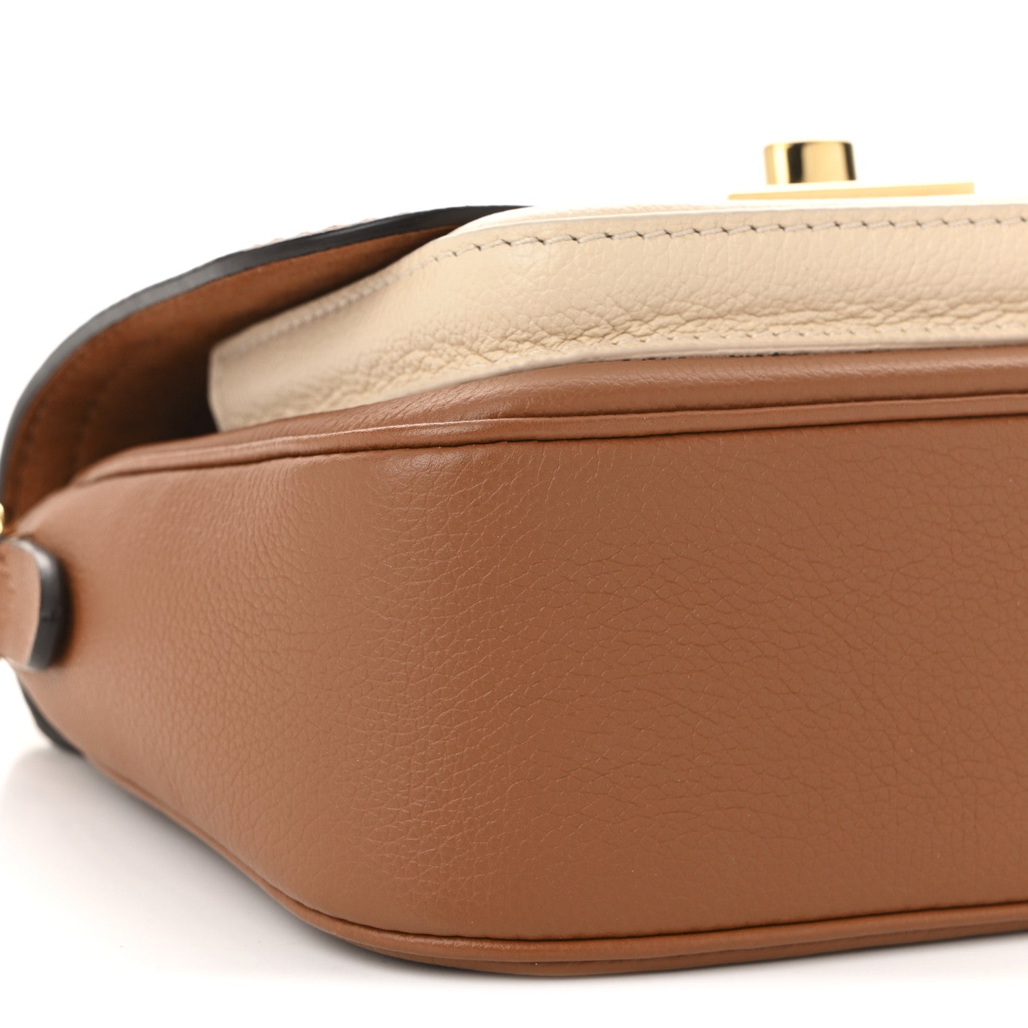 Louis Vuitton Grained Calfskin Lockme Tender Chataigne 15 of 17