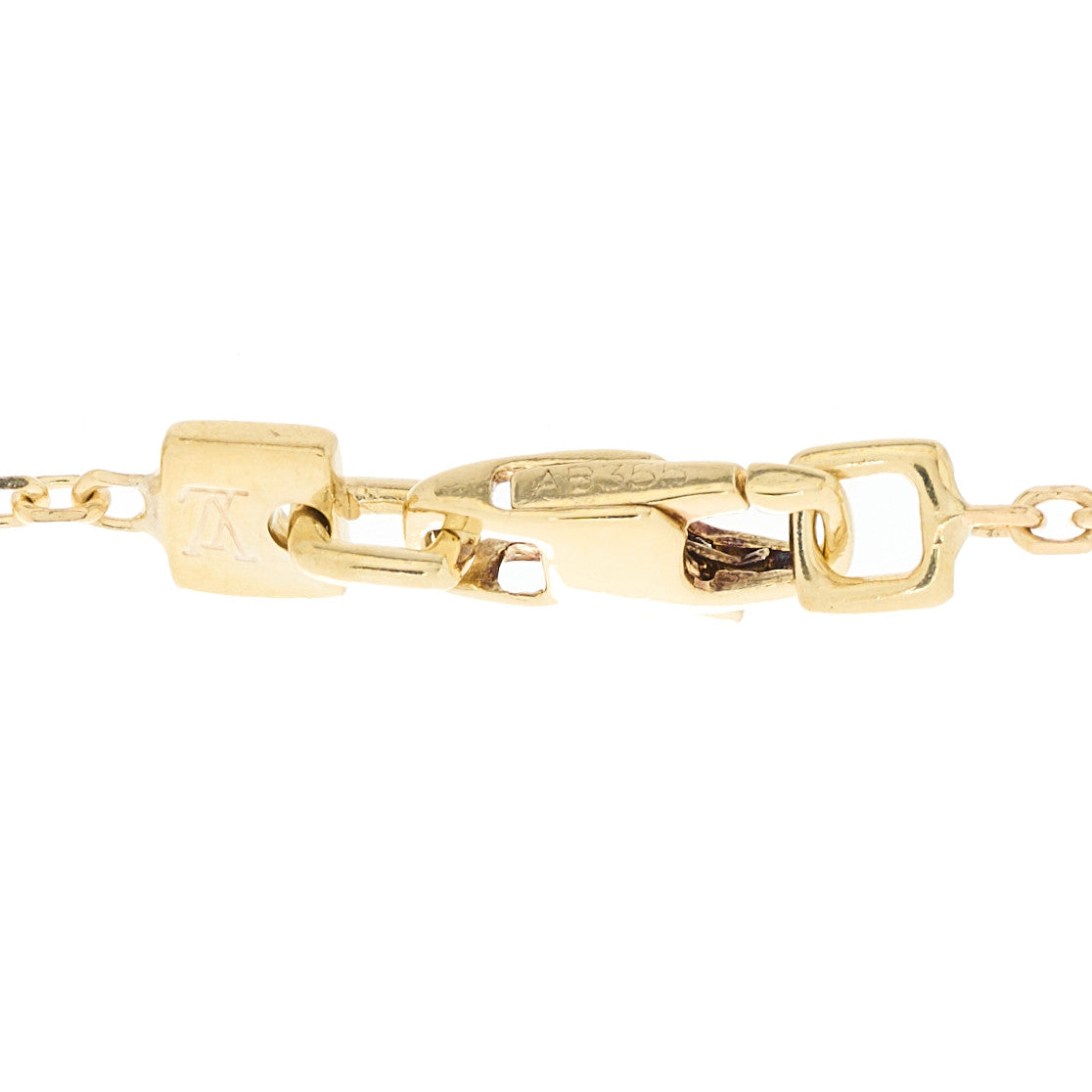 18K Yellow Gold Monogram Bracelet