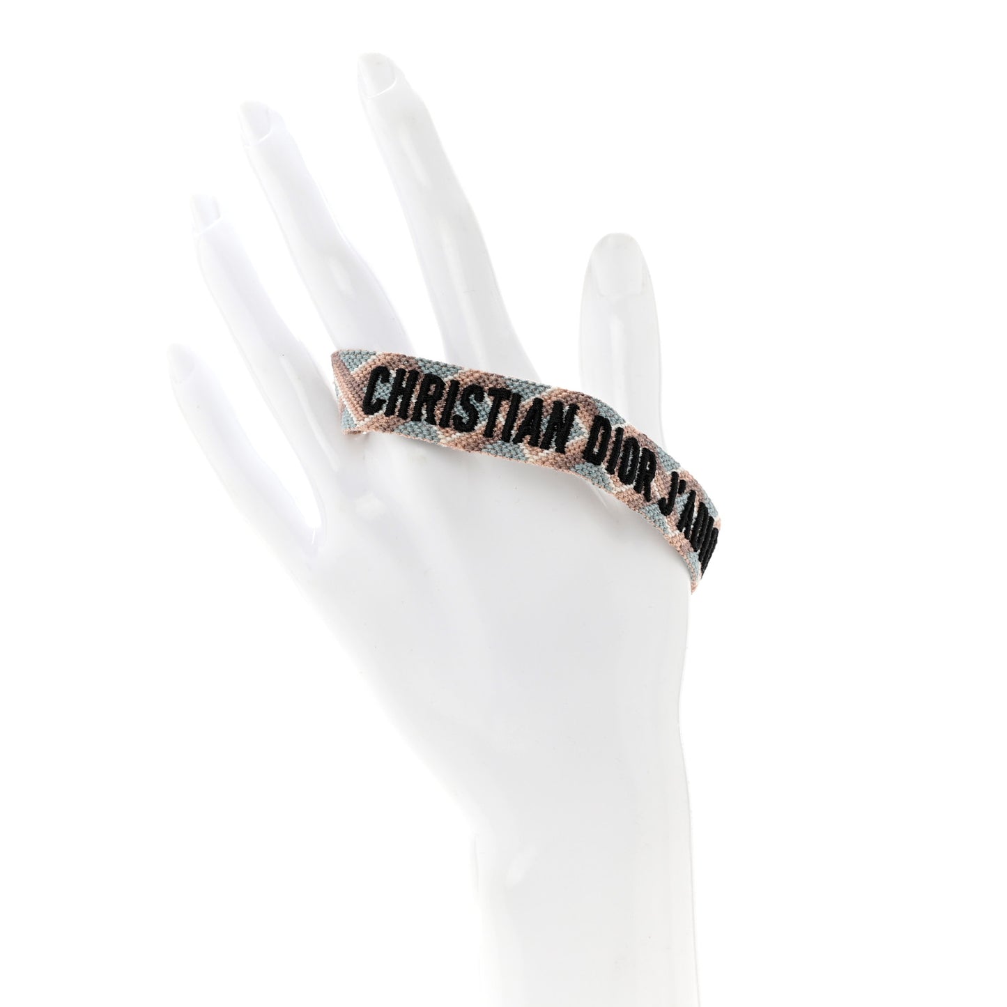 Woven Cotton J'Adior Friendship Bracelet Blue Nude
