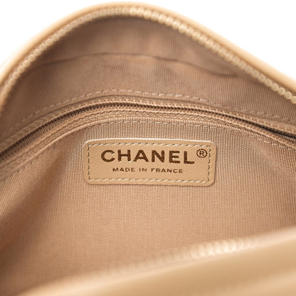Chanel Lambskin Quilted Coco Vintage Camera Case Beige 5 of 9