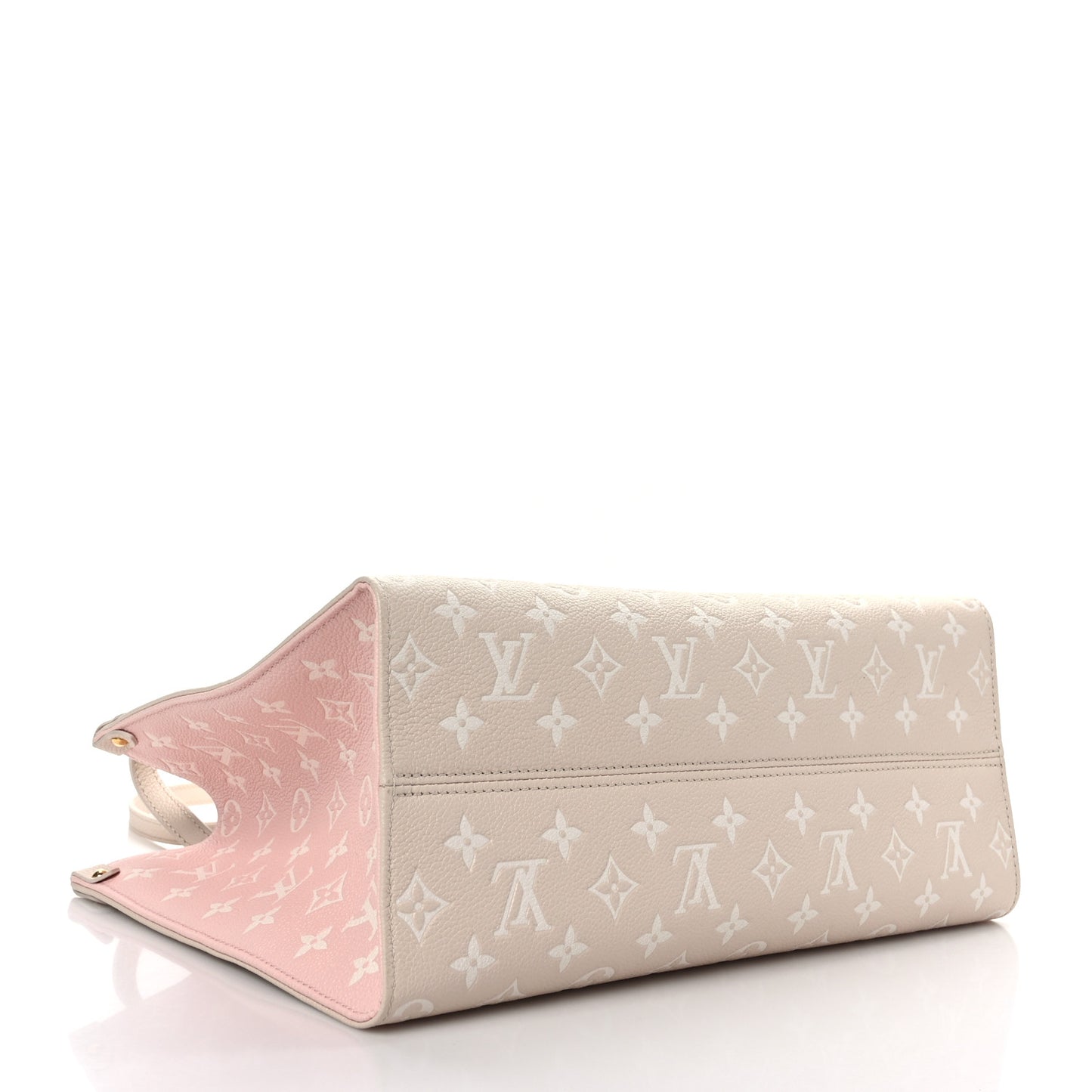Empreinte Monogram Spring In The City Onthego MM Beige Pink Yellow