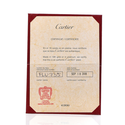 Cartier 18K Pink Gold Diamond MM D'Amour Earrings 6 of 6