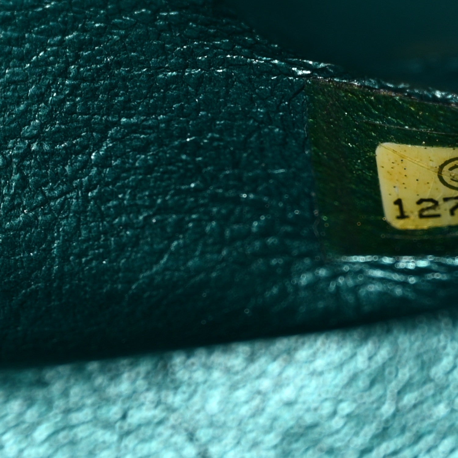 Chanel Metallic Calfskin Quilted 2.55 Reissue Flap 227 Turquoise 7 of 13