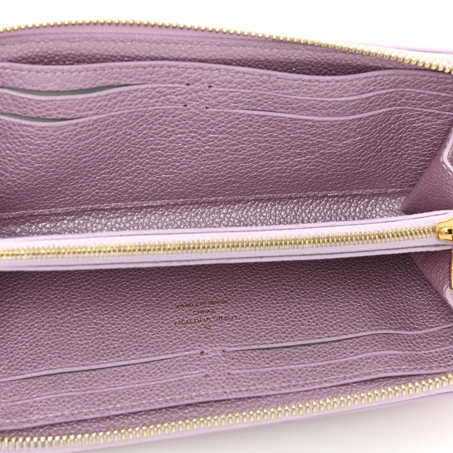 Metallic Empreinte Clemence Wallet Pearly Lilac