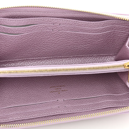 Louis Vuitton Metallic Empreinte Clemence Wallet Pearly Lilac 5 of 9