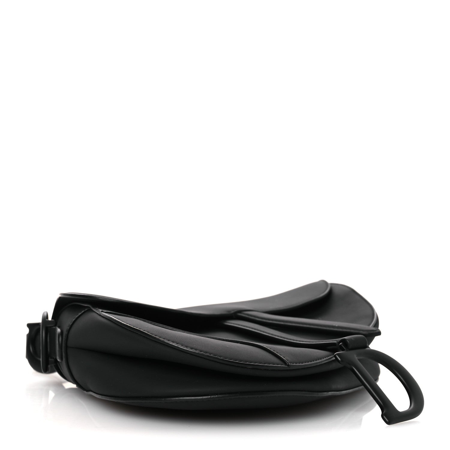 Christian Dior Ultra Matte Calfskin Saddle Bag Black 4 of 10
