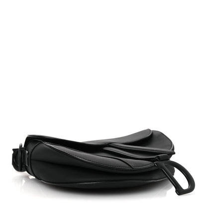 Christian Dior Ultra Matte Calfskin Saddle Bag Black 4 of 10