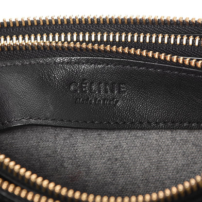 Celine Lambskin Small Trio Crossbody Bag Black 6 of 7