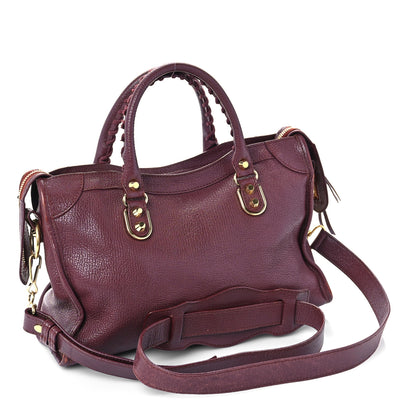 Balenciaga Chevre Gold Metallic Edge Hardware S City Cassis 3 of 12