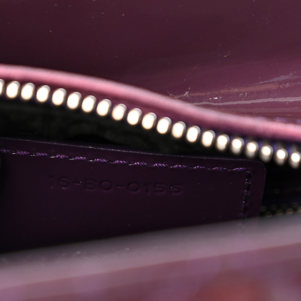 Christian Dior Patent Cannage Medium Lady Dior Purple 6 of 10
