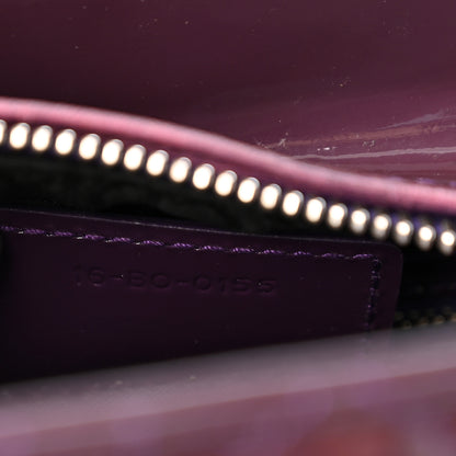 Christian Dior Patent Cannage Medium Lady Dior Purple 6 of 10