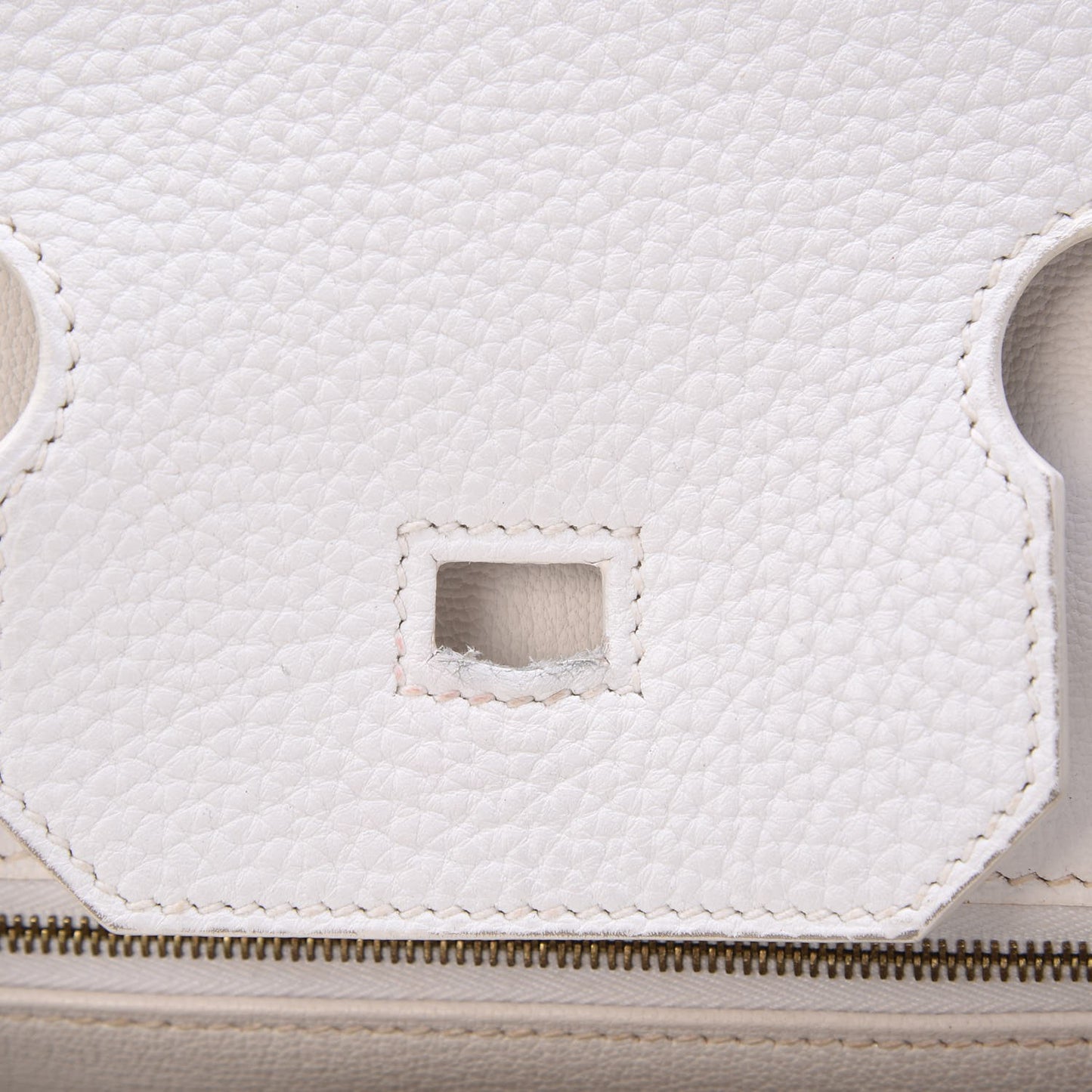 Taurillon Clemence Birkin 35 White
