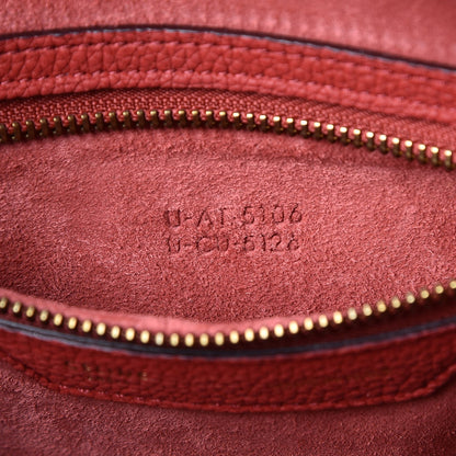 Celine Baby Grained Calfskin Micro Luggage Red 7 of 7