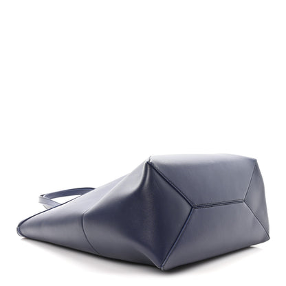 Loewe Shiny Calfskin XL Puzzle Fold Tote Abyss Blue 4 of 9
