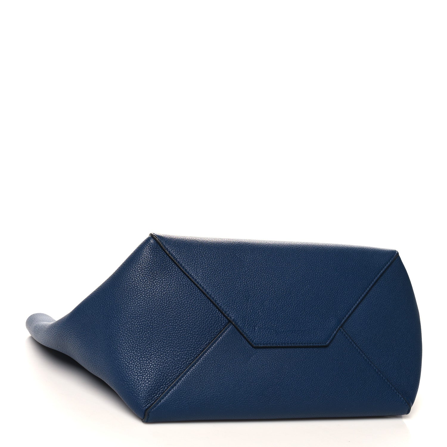 Celine Soft Grained Calfskin Small Belt Cabas Phantom Dark Blue 4 of 12