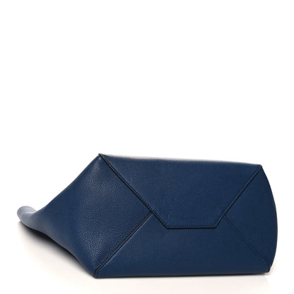 Celine Soft Grained Calfskin Small Belt Cabas Phantom Dark Blue 4 of 12