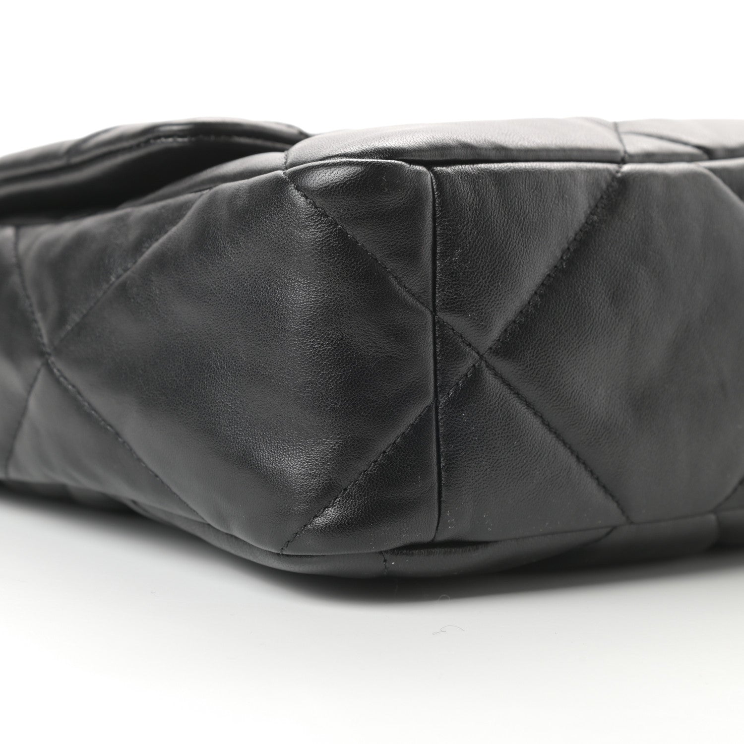Chanel Lambskin Quilted Large Chanel 19 Flap Black 9 of 11