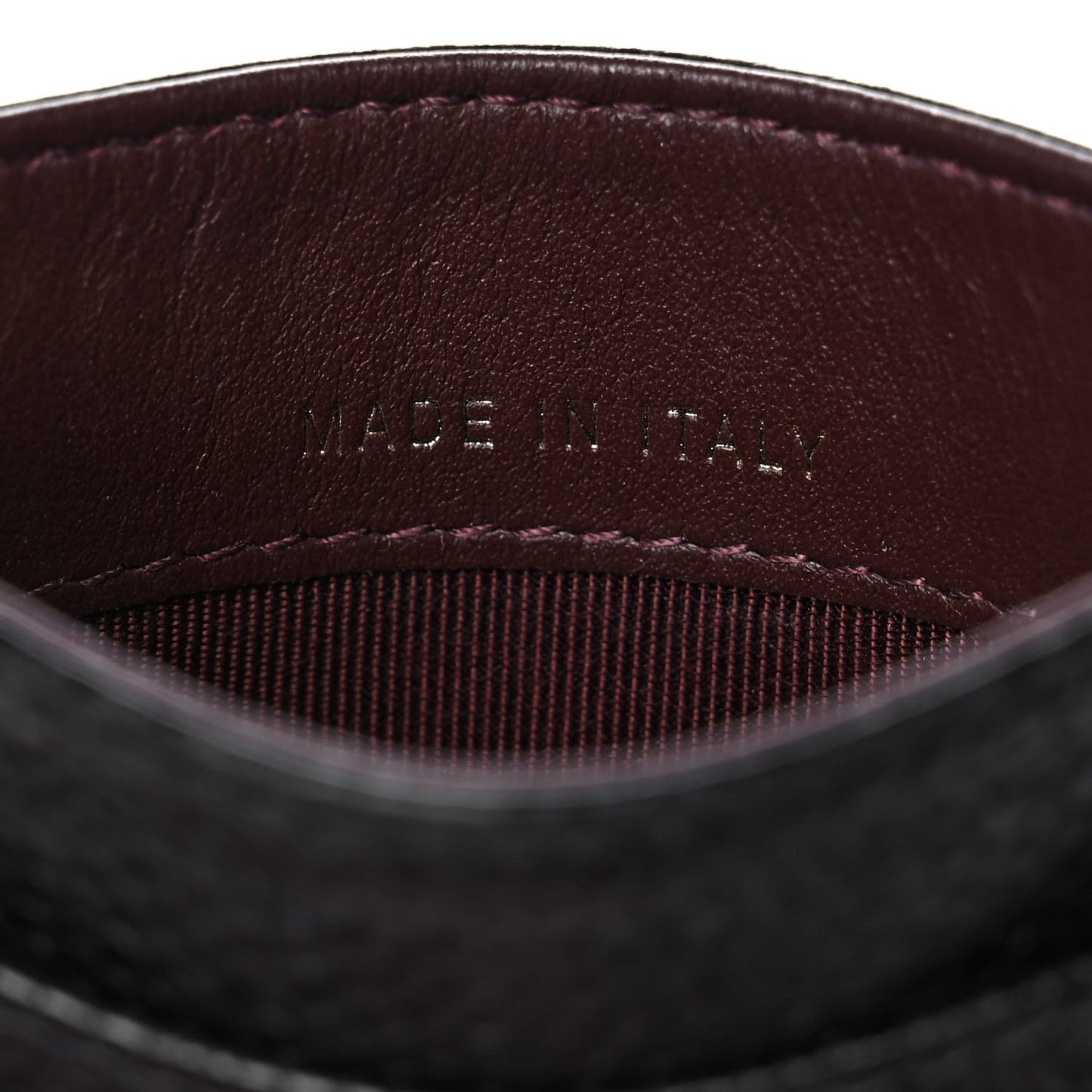 Caviar Quilted Card Holder Black