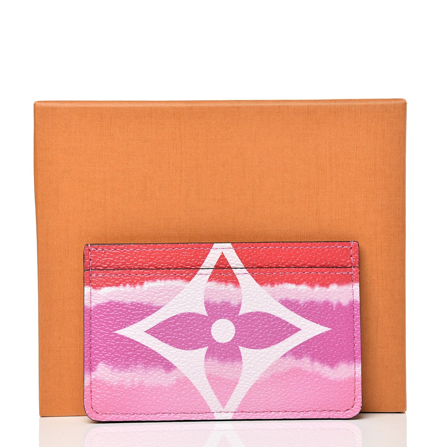 Monogram Escale Card Holder Rouge