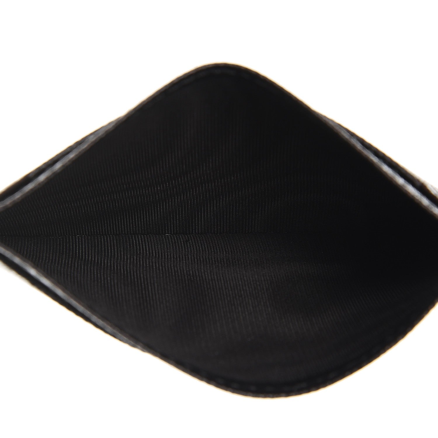 Prada Saffiano Metal Card Case Black 5 of 7