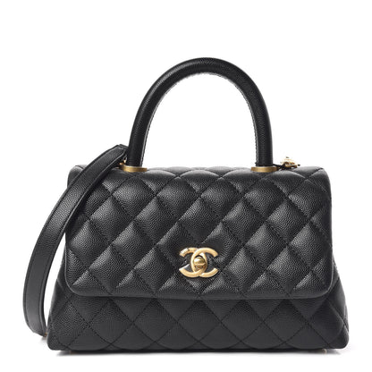 Chanel Caviar Quilted Mini Coco Handle Flap Black 1 of 10