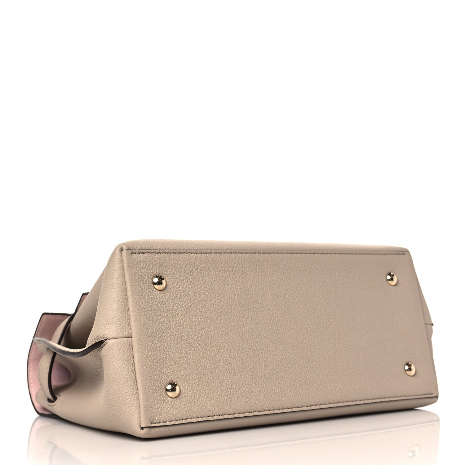 Louis Vuitton Soft Calfskin Lockme Ever MM Greige 4 of 8