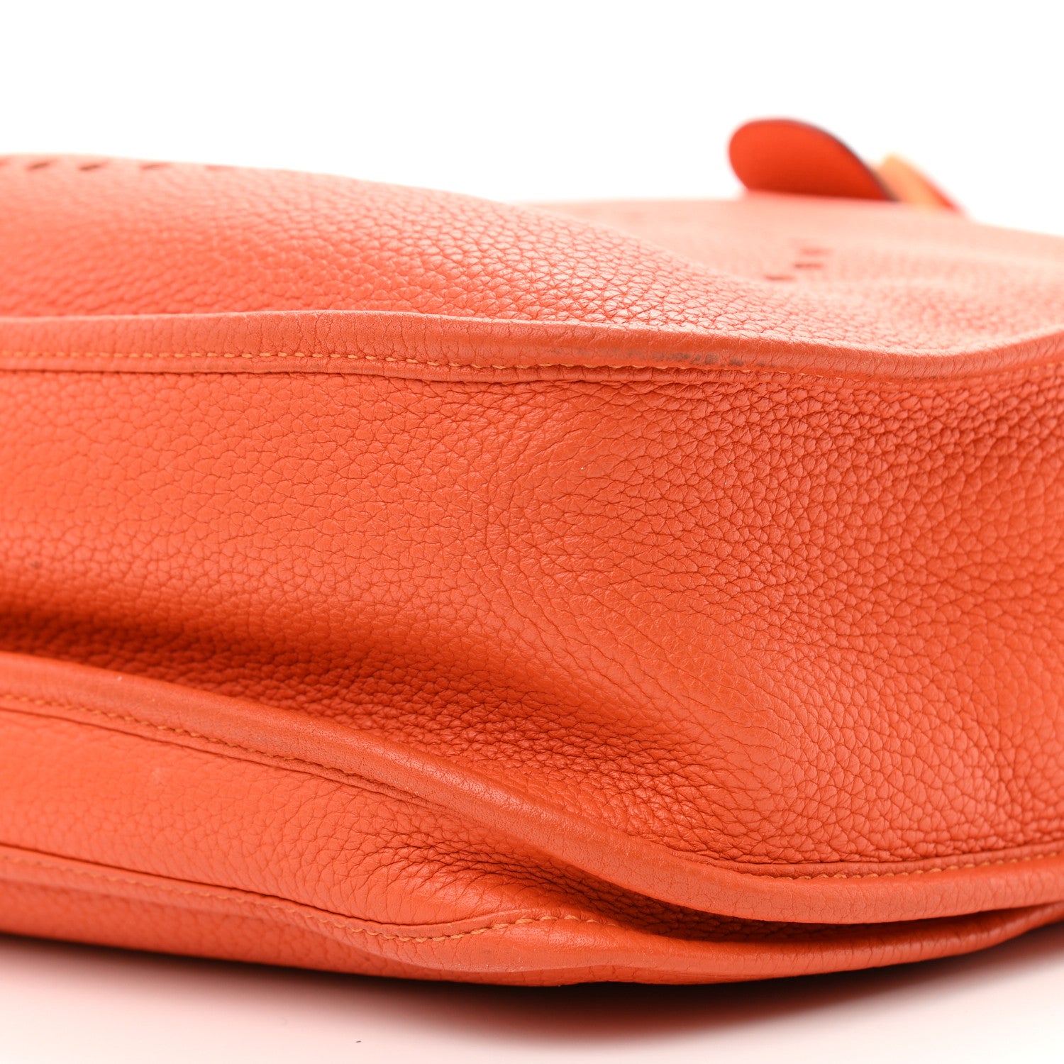 Hermes Taurillon Clemence Evelyne III GM Orange 10 of 18