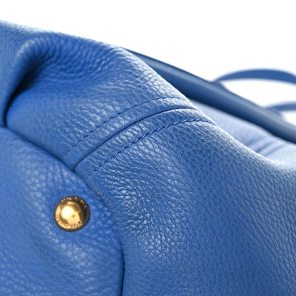 Prada Vitello Daino Satchel Azzurro 10 of 15