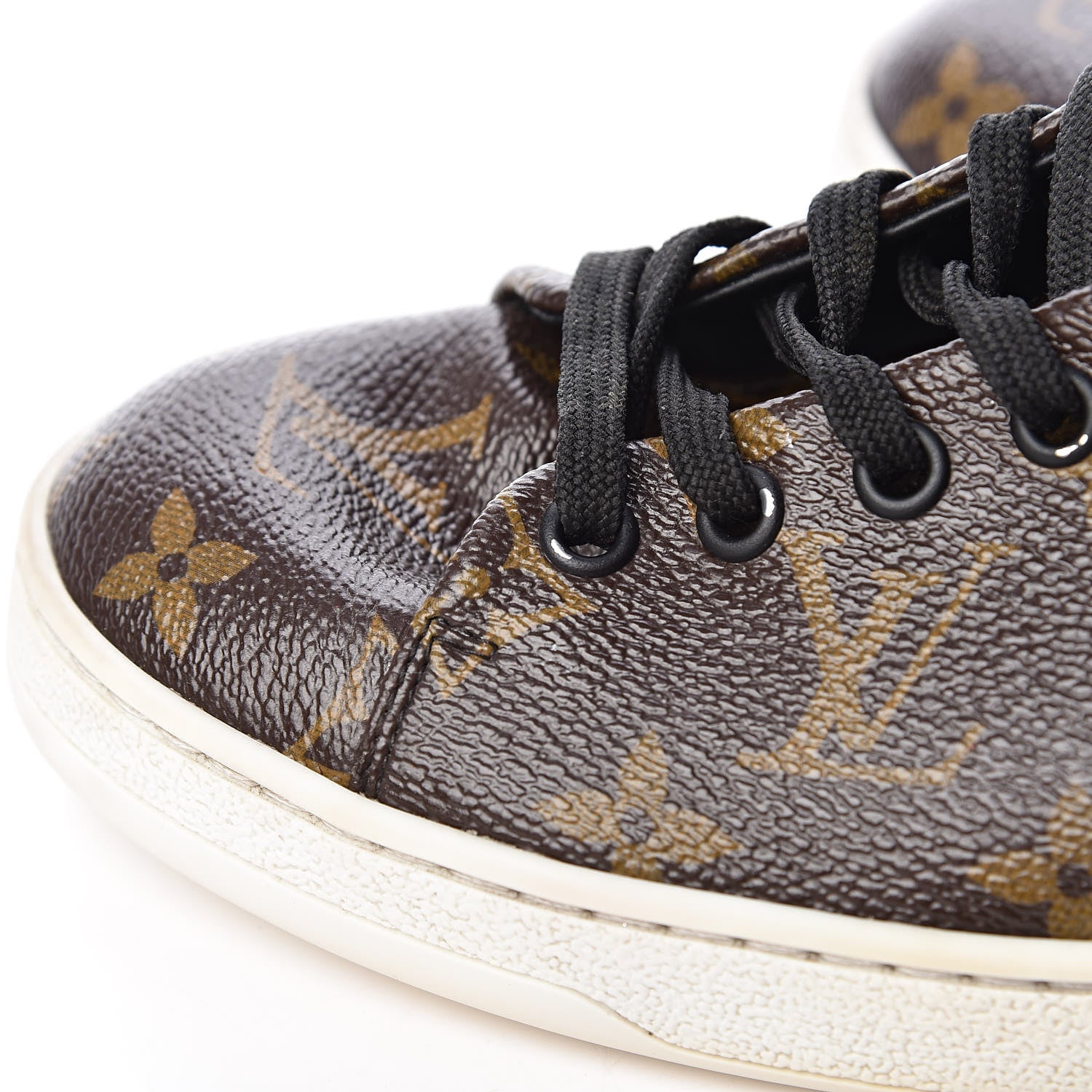 Louis Vuitton Patent Monogram Frontrow Sneakers 39 24 of 25