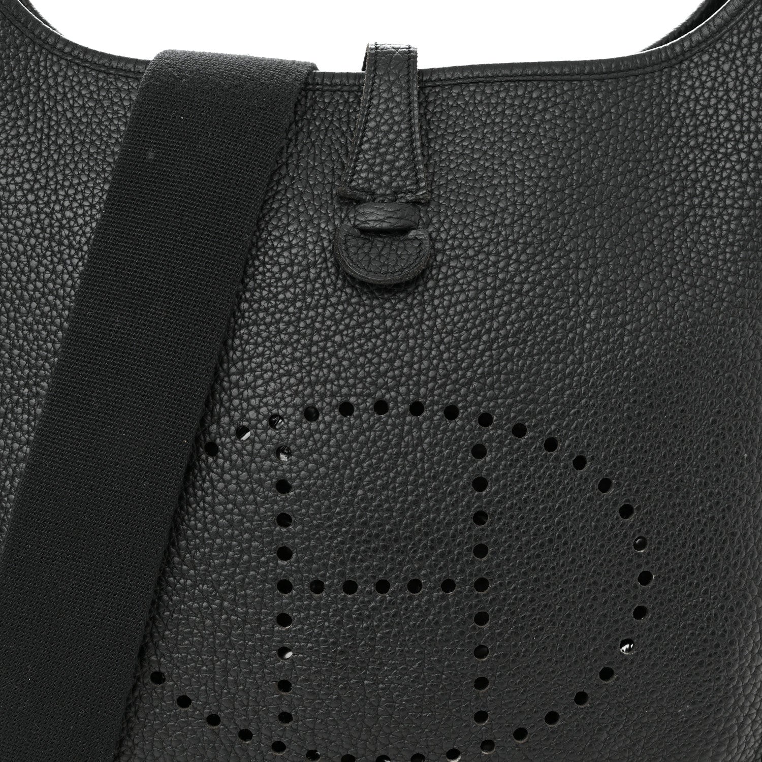 Hermes Taurillon Clemence Evelyne PM Black 8 of 13