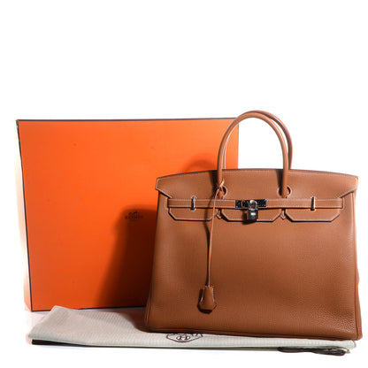 Hermes Togo Birkin 40 Gold 24 of 24