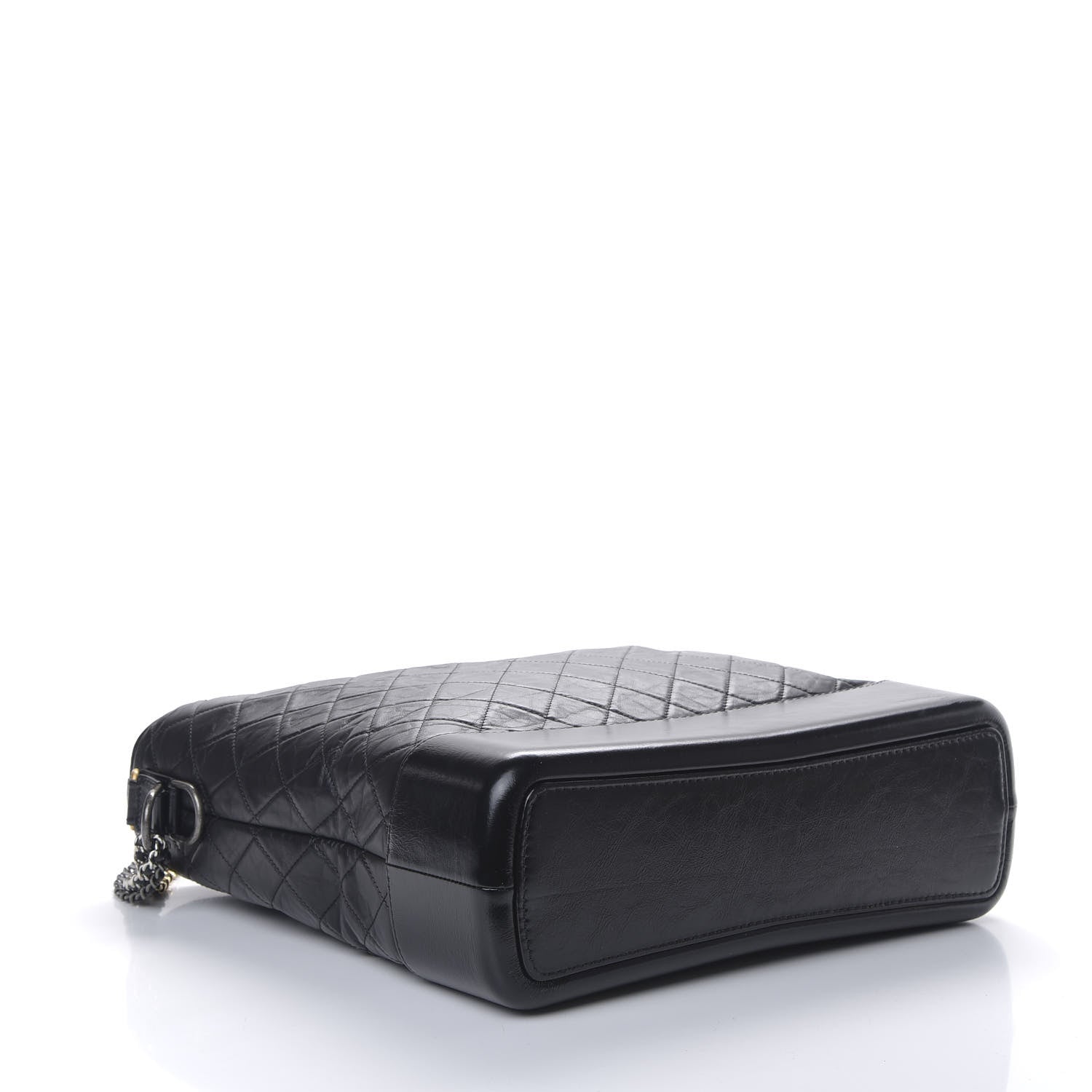 Chanel Aged Calfskin Quilted Maxi Gabrielle Hobo Black 3 of 9
