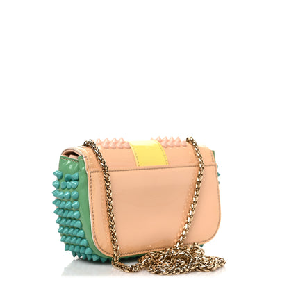 Christian Louboutin Patent Spiked Sweety Charity Crossbody Bag Multicolor 3 of 9