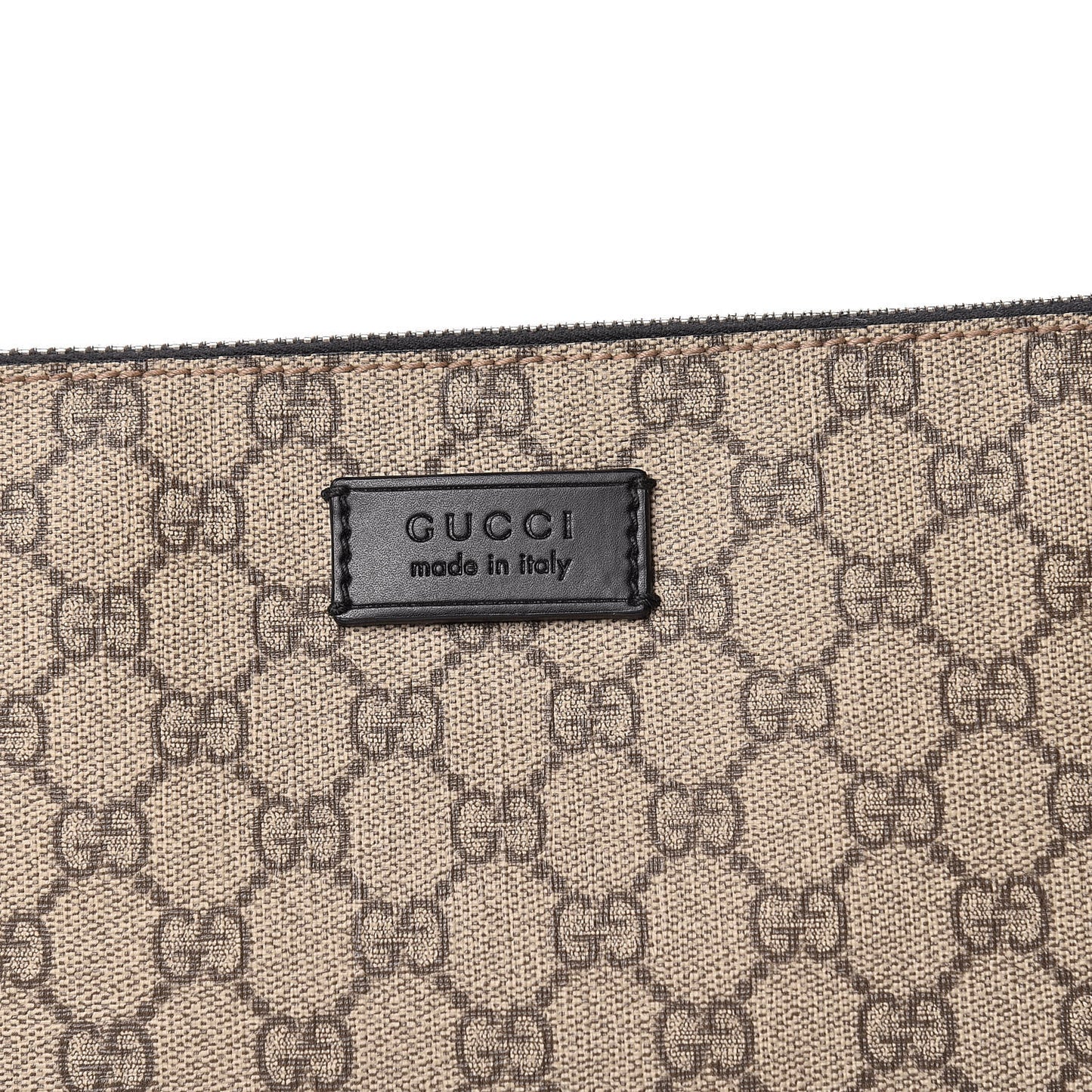 GG Supreme Monogram Mens Wristlet Black
