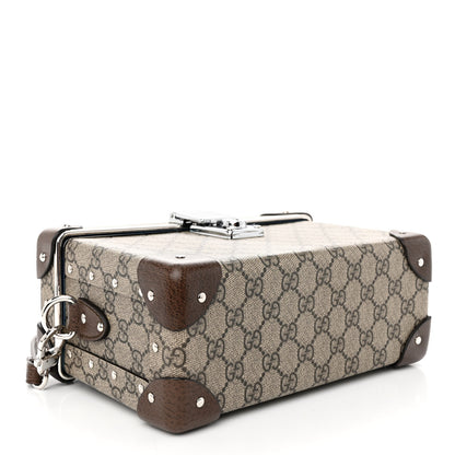 Gucci GG Supreme Monogram Globe-Trotter Beauty Case Brown 5 of 14