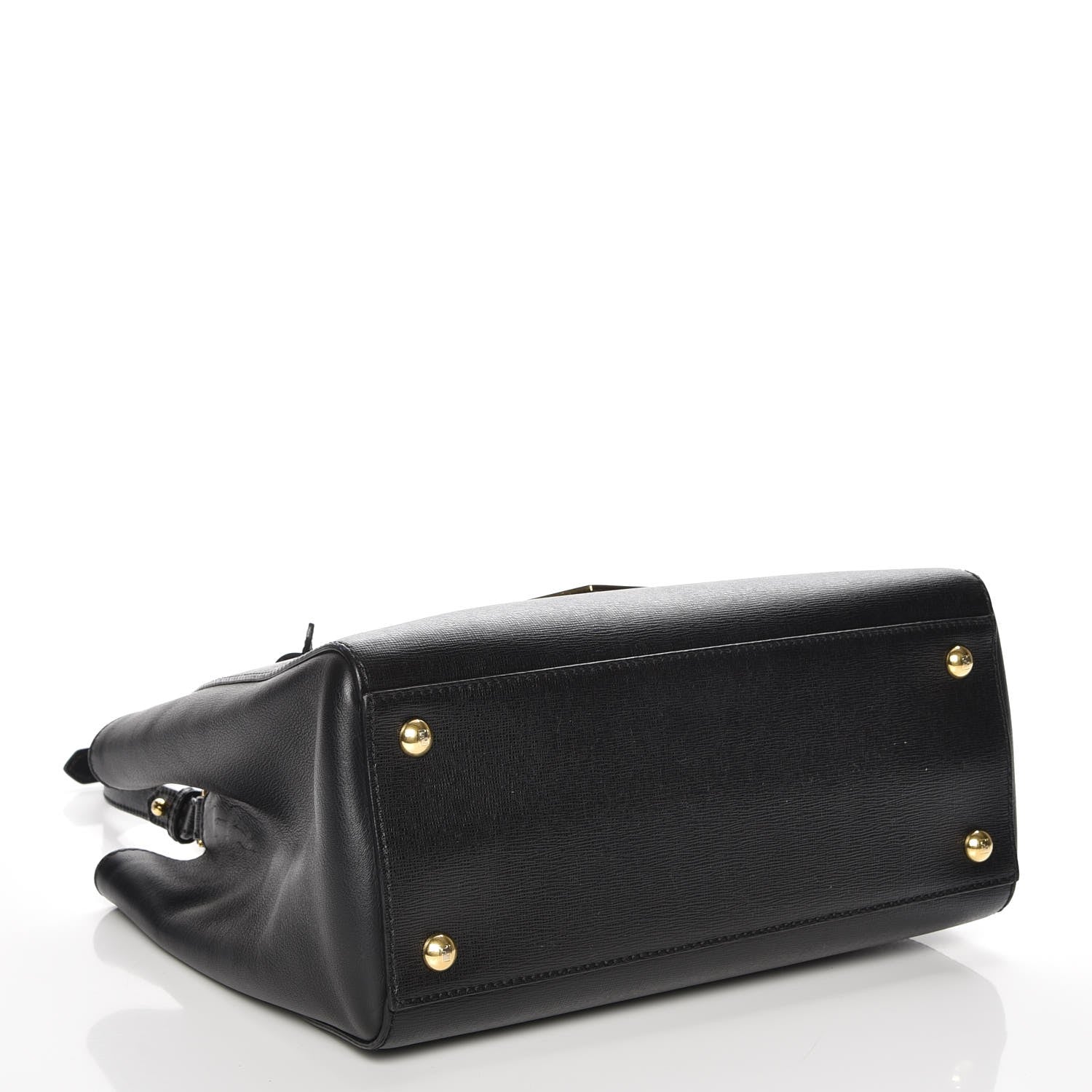 Fendi Vitello Elite Petite 2Jours Tote Black 5 of 8