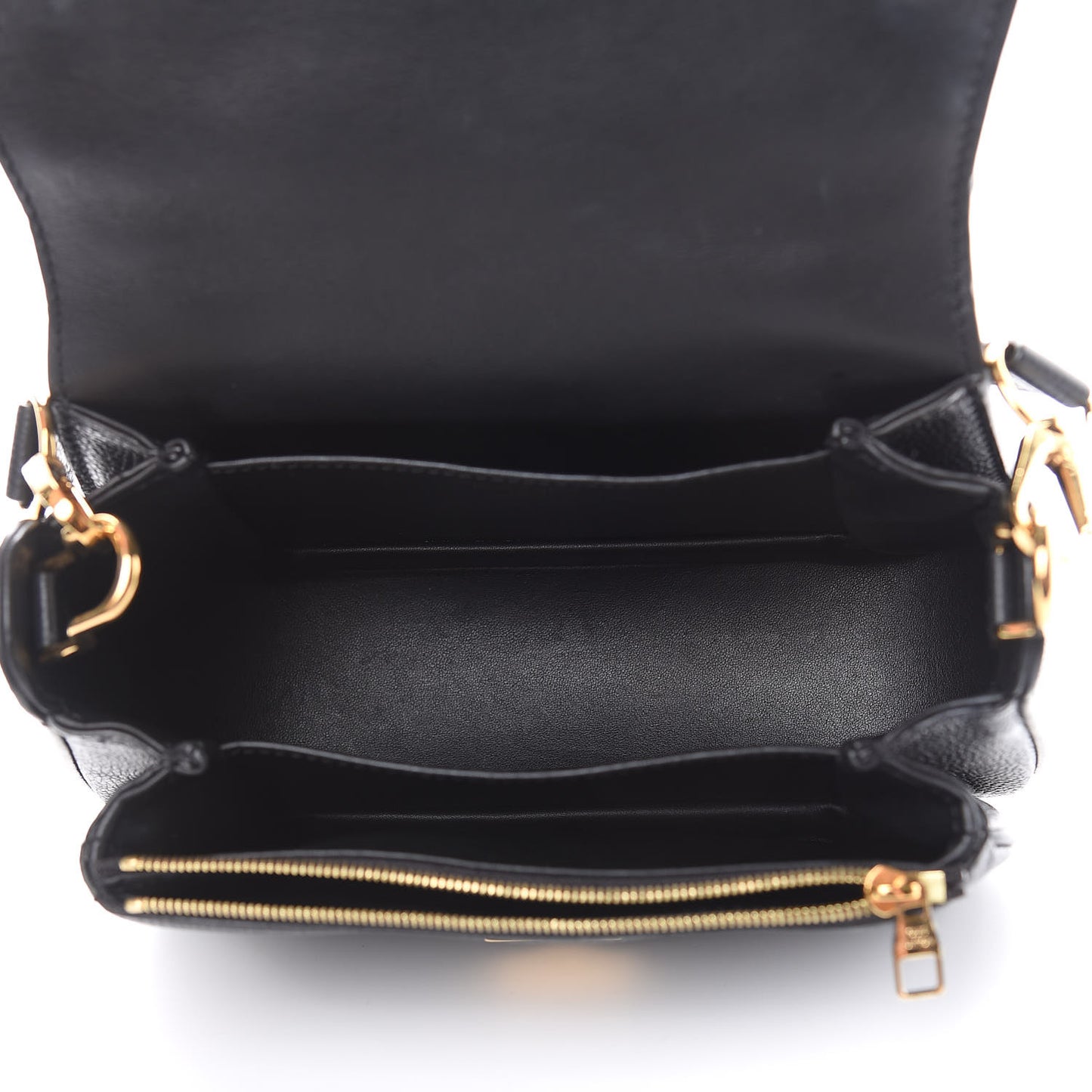 Grained Calfskin Vivienne NM Black