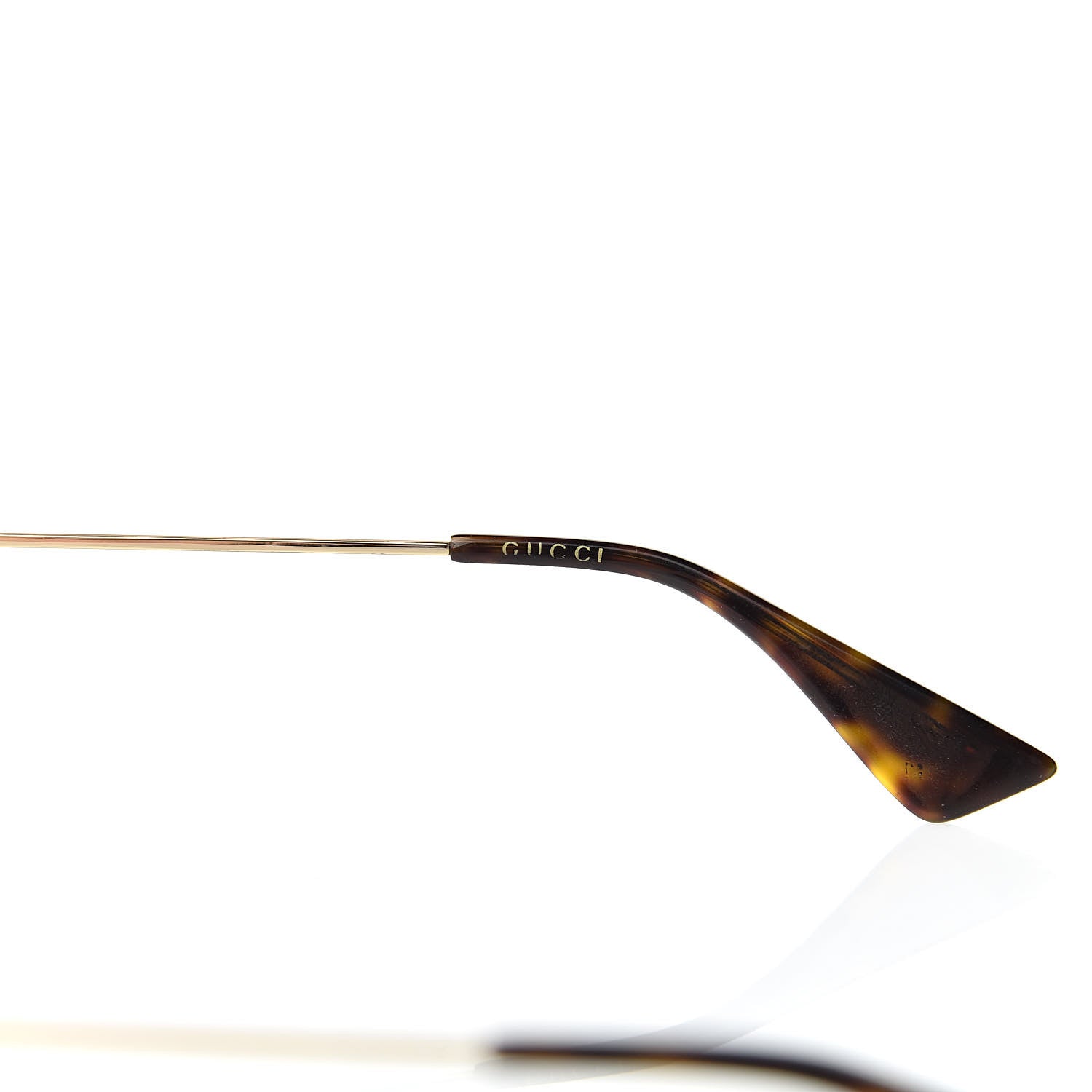 Gucci Web Aviator Sunglasses GG0062S Green Red 6 of 8