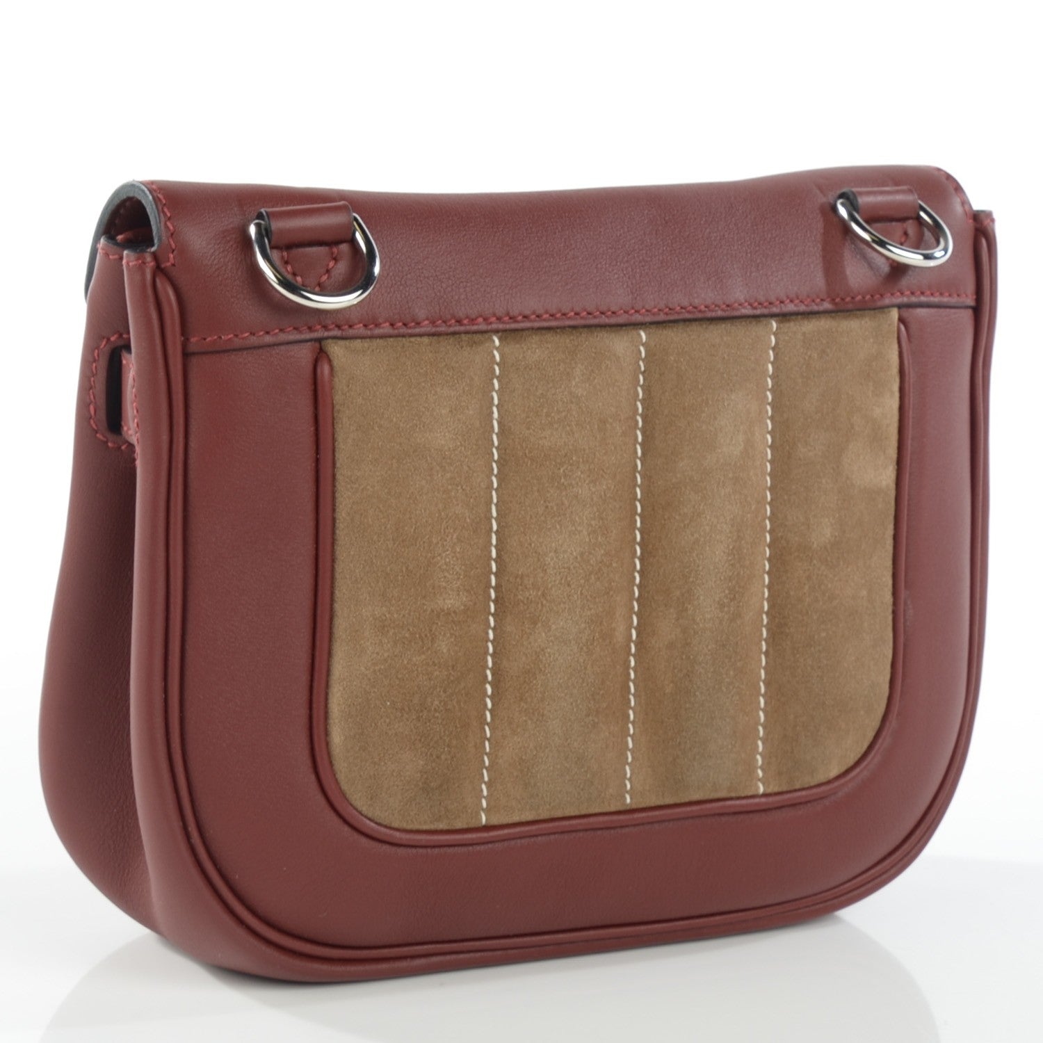 Hermes Swift Veau Doblis Mini Sac Berline 21 Rouge H 8 of 14
