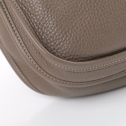 Hermes Taurillon Clemence Evelyne III PM Etoupe 11 of 15