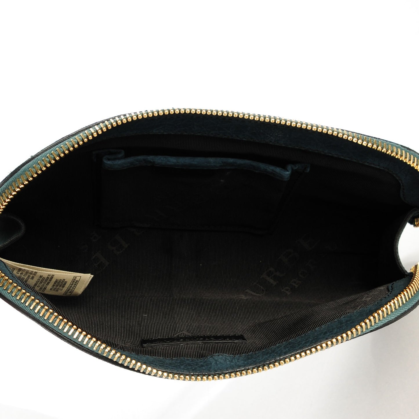 Prorsum Grainy Nubuck Alma Owl Clutch Indigo Green