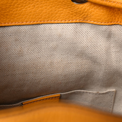 Gucci Calfskin Bamboo Small Backpack Yellow 12 of 15