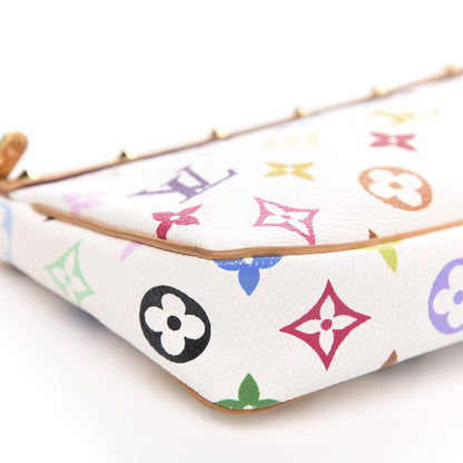 Louis Vuitton Monogram Multicolor Pochette Accessories White 9 of 13