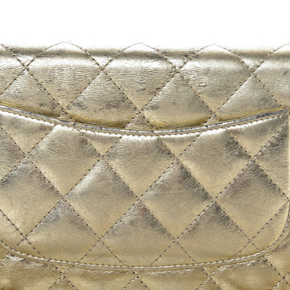Chanel Metallic Aged Calfskin Reissue Wallet On Chain WOC Gold 11 of 18