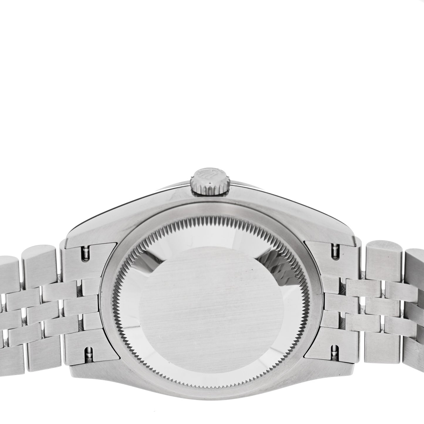 Stainless Steel 36mm Oyster Perpetual Datejust Watch Silver 126200