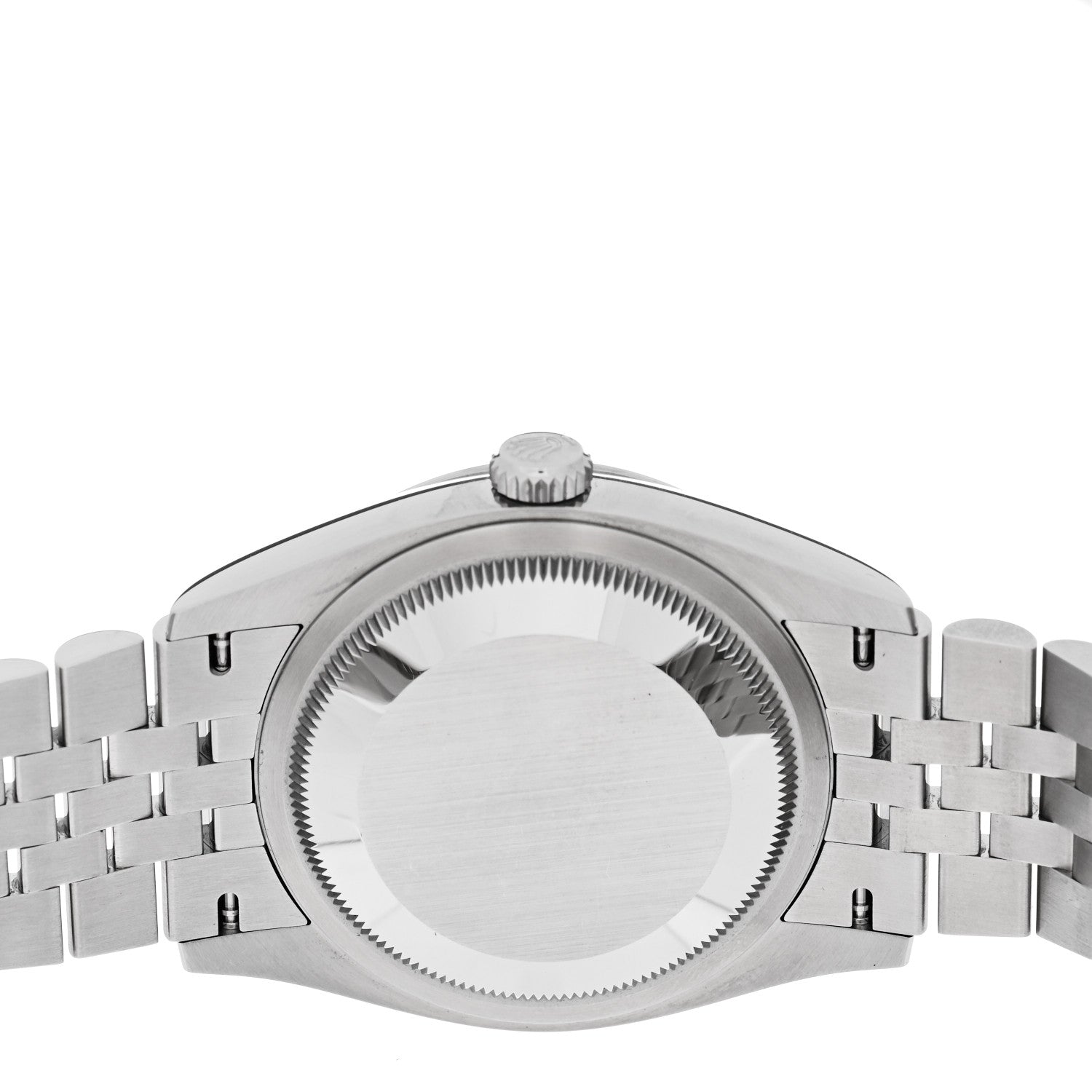 Rolex Stainless Steel 36mm Oyster Perpetual Datejust Watch Silver 126200 4 of 5